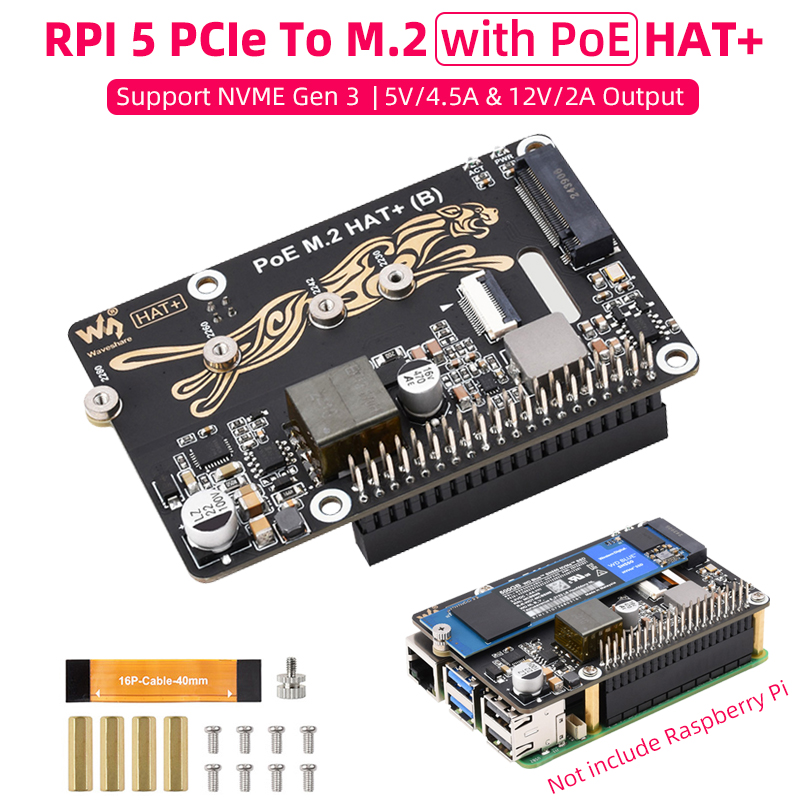 Deskpi Super6C - Raspberry Pi 5 PCIe to M.2