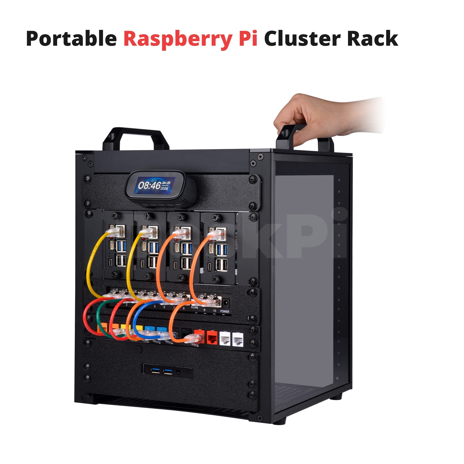 DeskPi RackMate T1/2 Plus ラックマ - Deskpi Super6C のレビューと価格