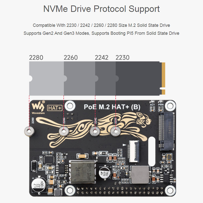 Raspberry Pi 5 PCIe to M.2 PoE - Deskpi Super6C のレビューと価格